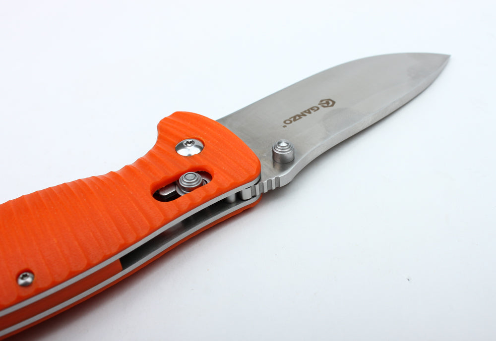 Ніж складаний туристичний Ganzo G720 (9 см) 440C / G10 зелений