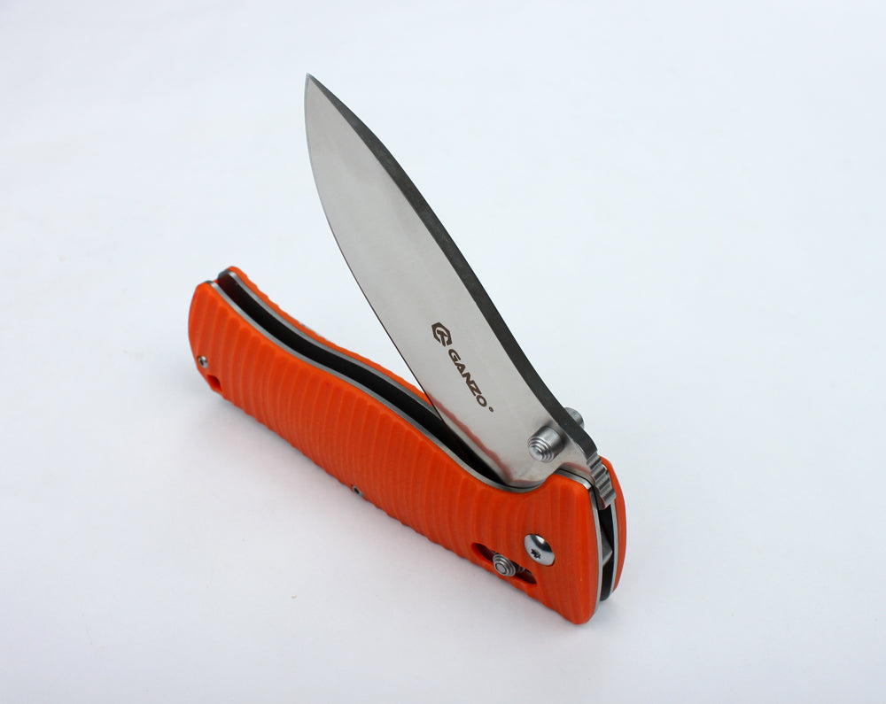 Ніж складаний туристичний Ganzo G720 (9 см) 440C / G10 зелений