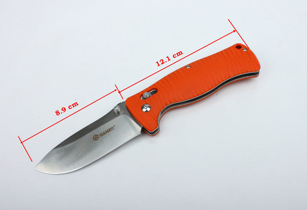 Ніж складаний туристичний Ganzo G720 (9 см) 440C / G10 зелений