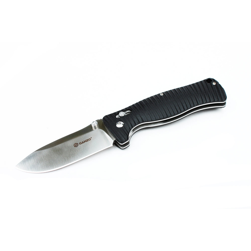 Ніж складаний туристичний Ganzo G720 (9 см) 440C / G10 помаранчевий
