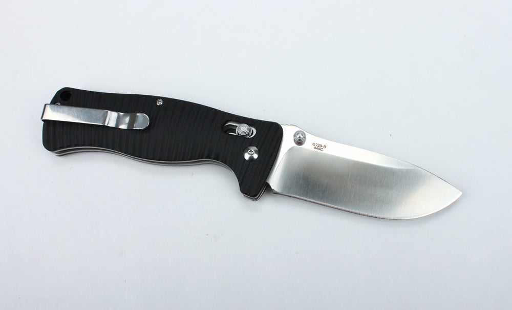 Ніж складаний туристичний Ganzo G720 (9 см) 440C / G10 зелений
