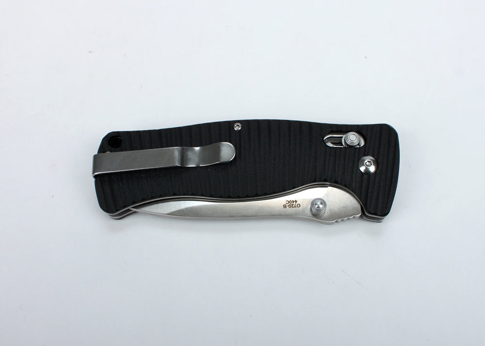 Ніж складаний туристичний Ganzo G720 (9 см) 440C / G10 зелений