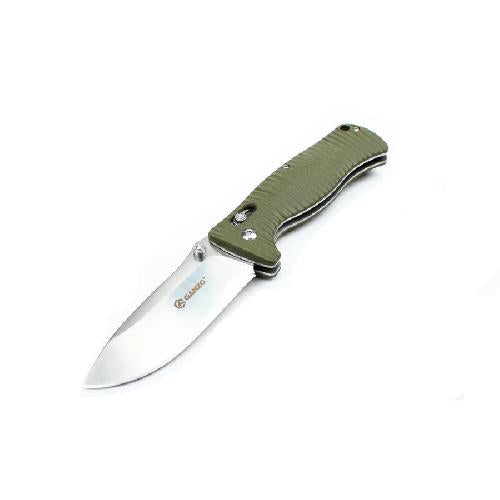 Ніж складаний туристичний Ganzo G720 (9 см) 440C / G10 зелений