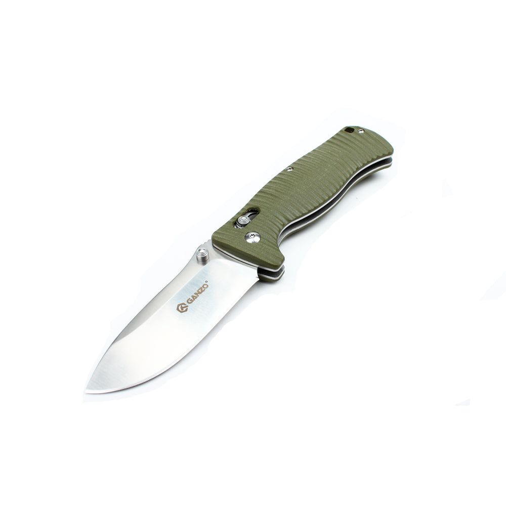 Ніж складаний туристичний Ganzo G720 (9 см) 440C / G10 помаранчевий