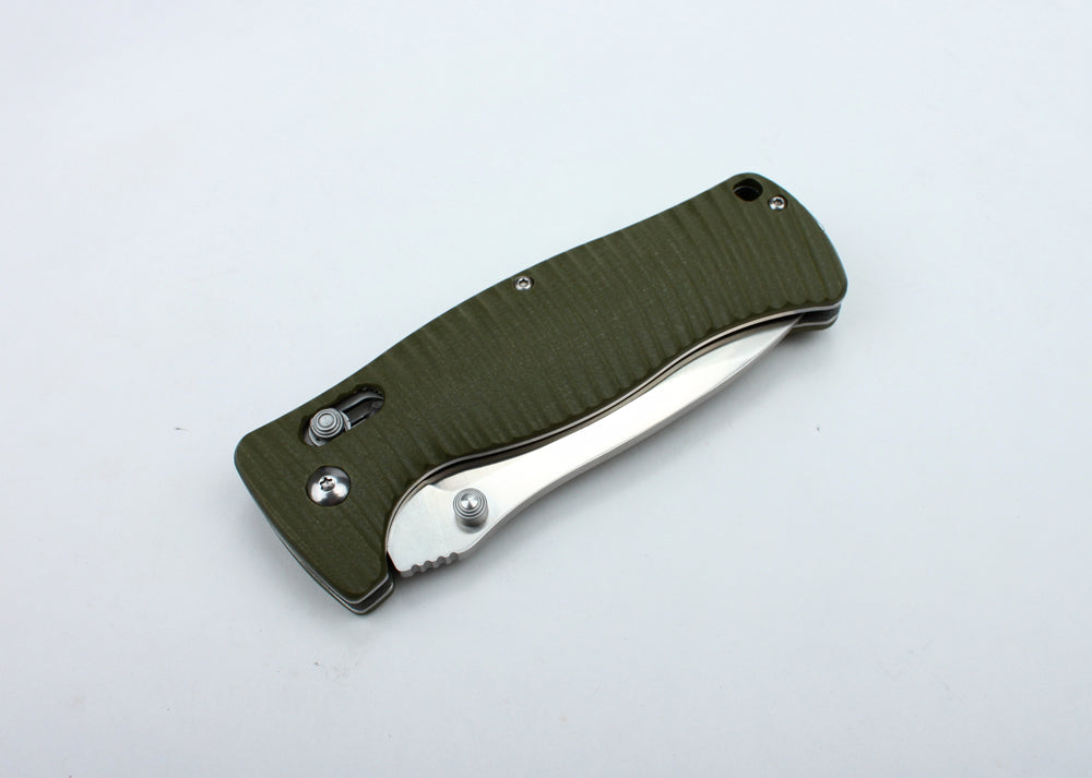 Ніж складаний туристичний Ganzo G720 (9 см) 440C / G10 помаранчевий