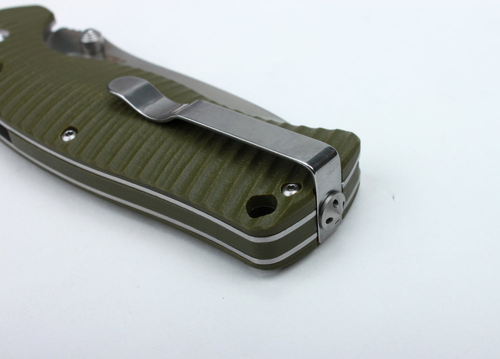 Ніж складаний туристичний Ganzo G720 (9 см) 440C / G10 зелений