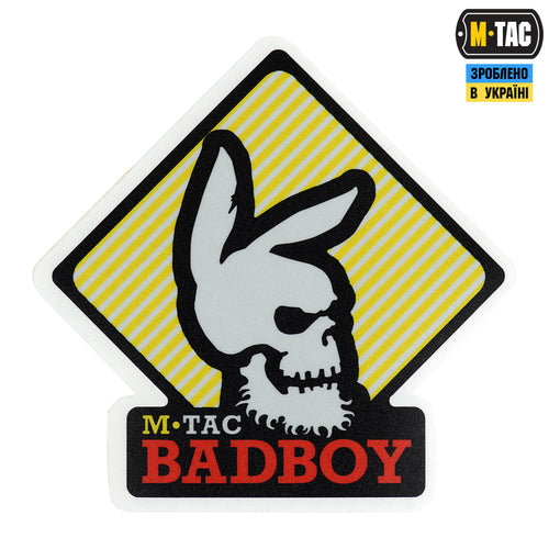 M-Tac наклейка Bad Boy світловідбиваюча Black