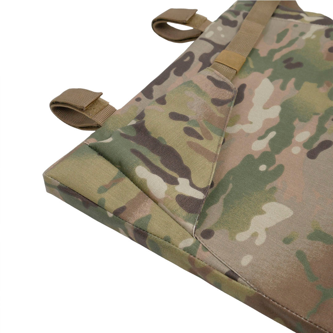 Каремат-сидушка Kiborg 20mm (посилена) Cordura Мультикам під бронепакет