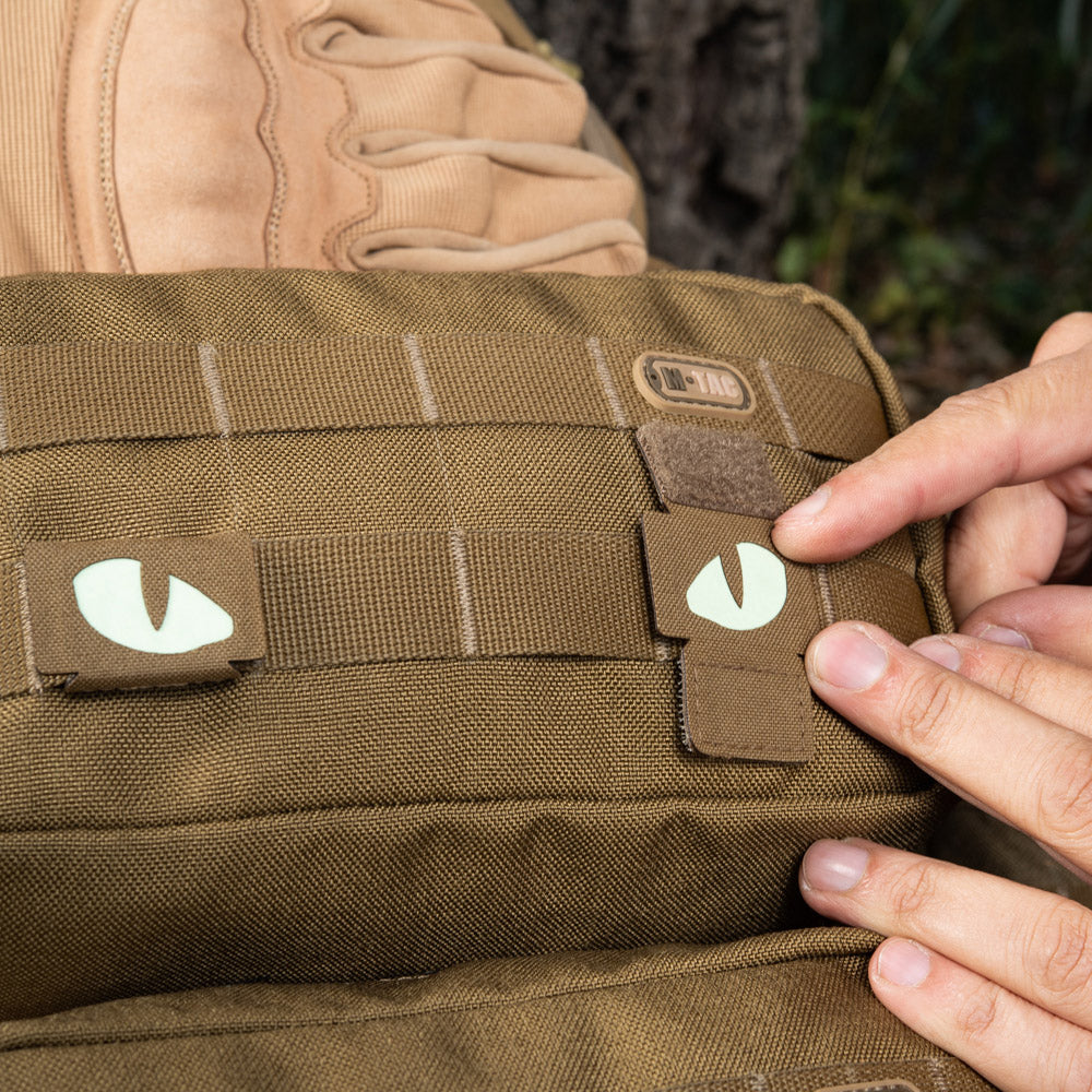 M-Tac нашивка Tiger Eyes Laser Cut (пара) Coyote