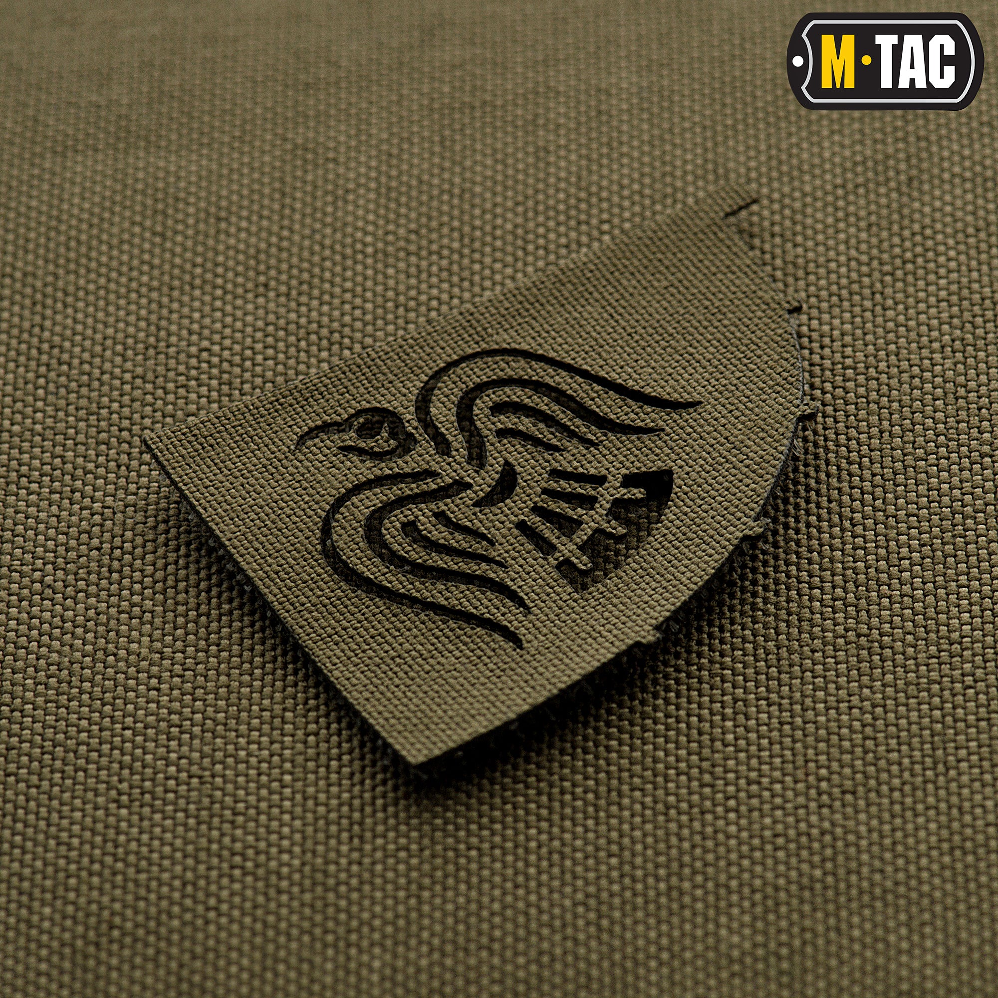 M-Tac нашивка Знамя Ворона скрізна Laser Cut Ranger Green