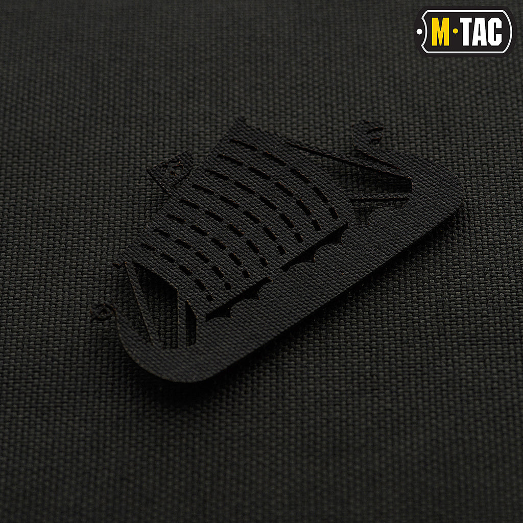 M-Tac нашивка Драккар скрізна Laser Cut Black