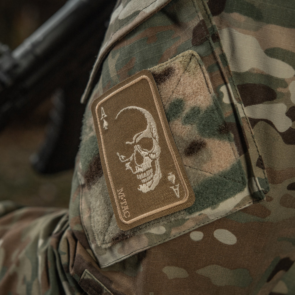 M-Tac нашивка Face of war (вишивка) Coyote