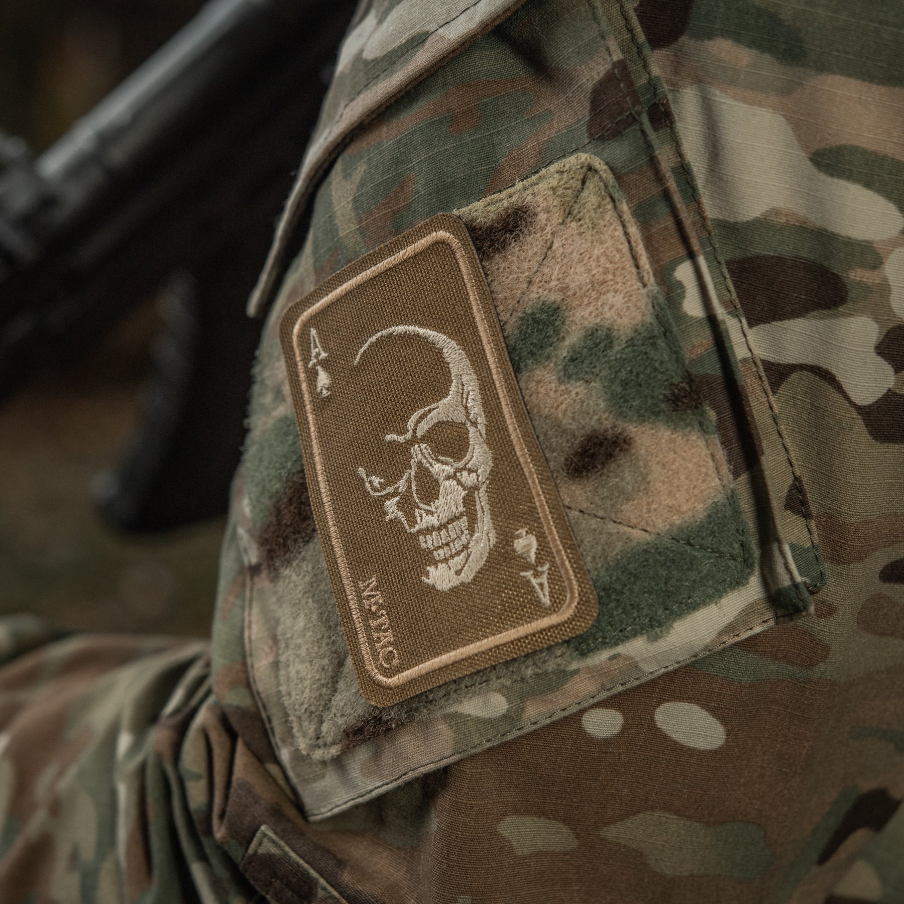 M-Tac нашивка Face of war (вишивка) Coyote