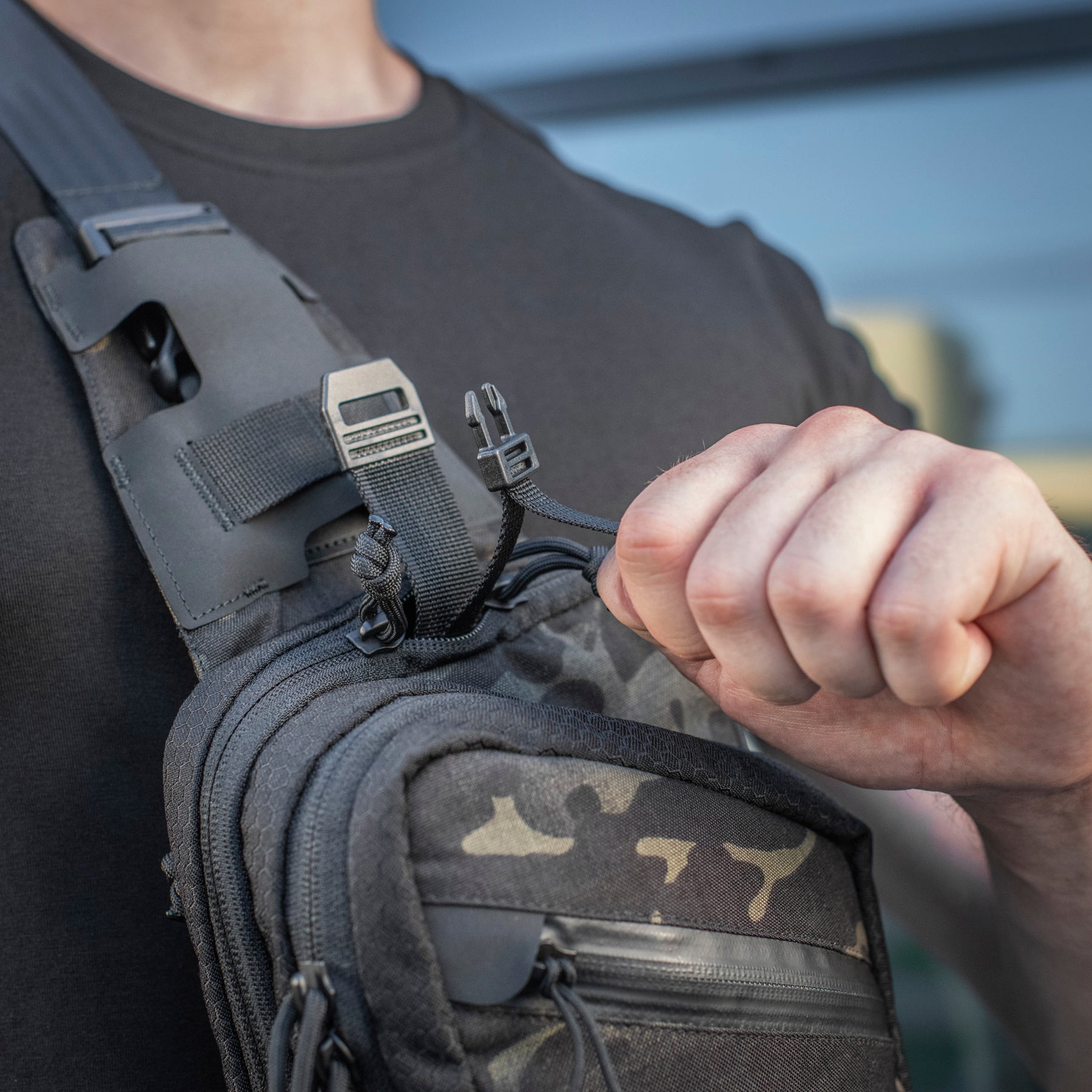M-Tac сумка Sling Pistol Bag Elite Hex Multicam Black/Black