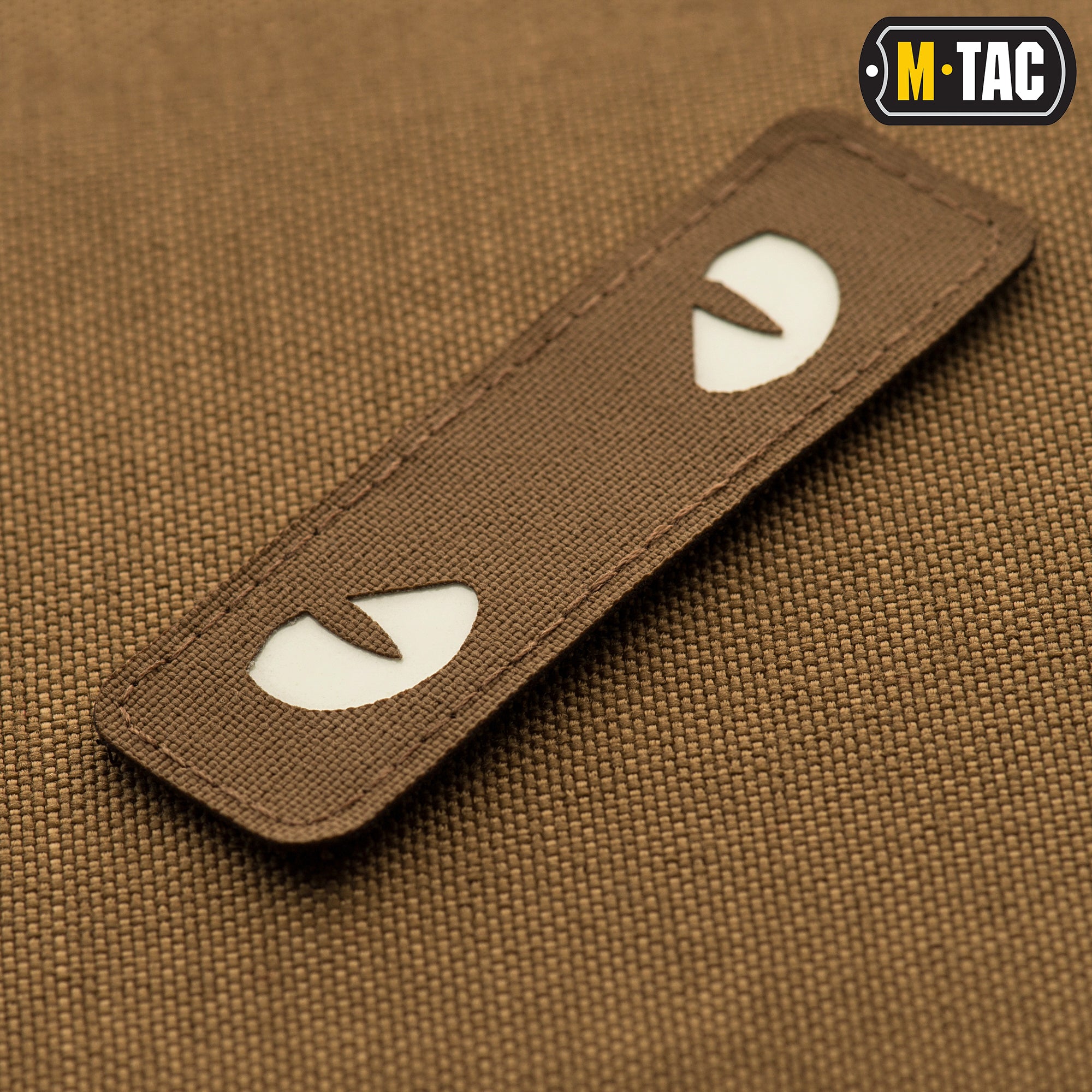 M-Tac нашивка Cat Eyes Laser Cut Coyote/світлонакопичувач