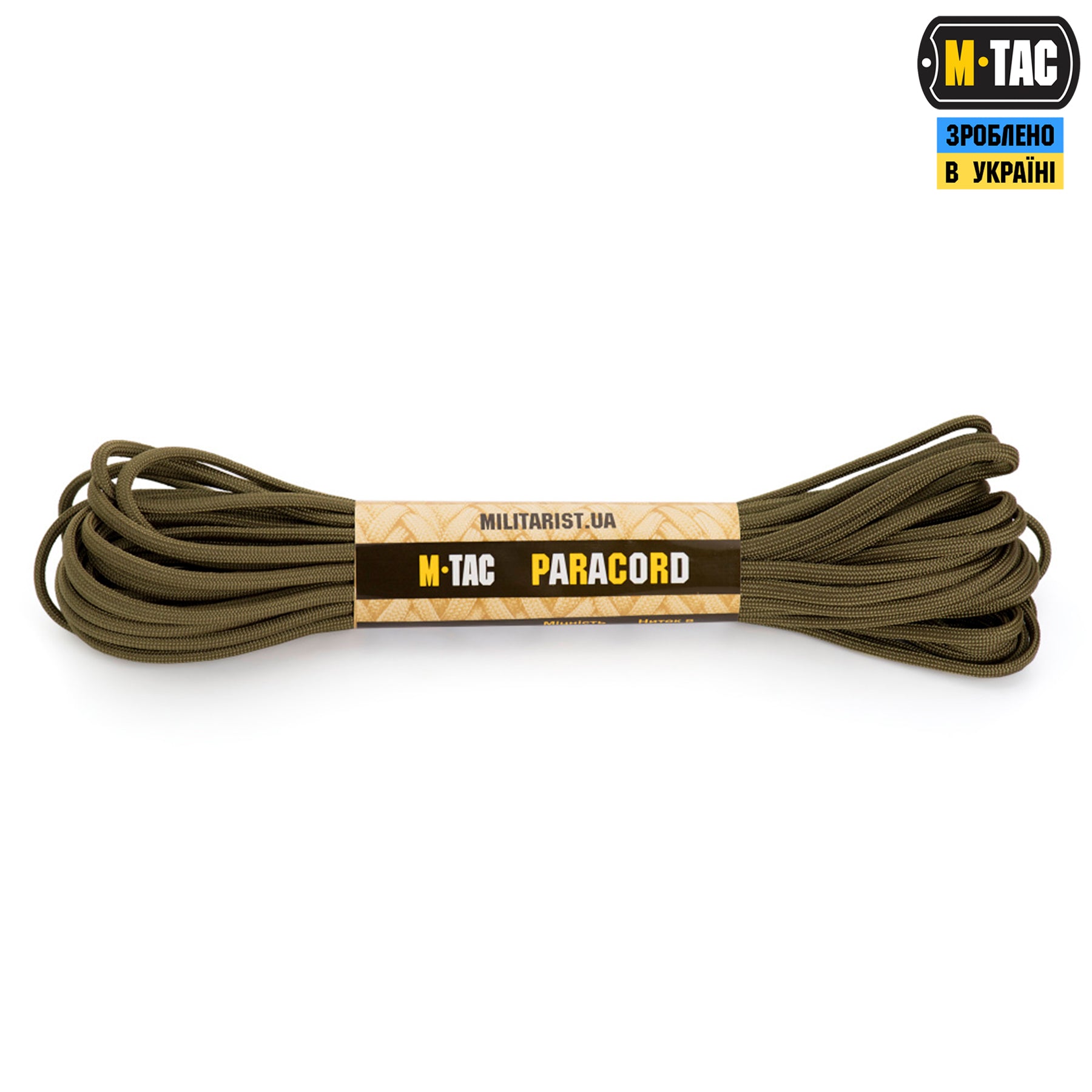 M-Tac паракорд 550 type III Army Green 15м