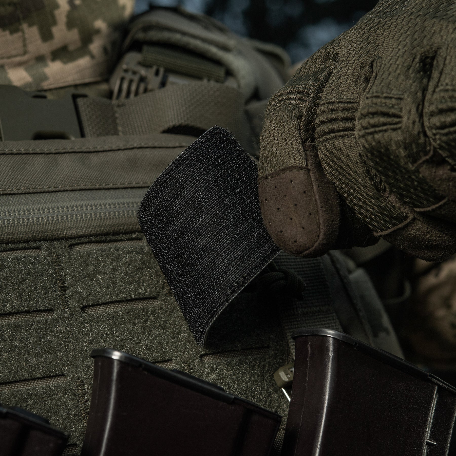 M-Tac нашивка Ukraine (с Тризубом) Laser Cut Ranger Green/Yellow/Blue/GID