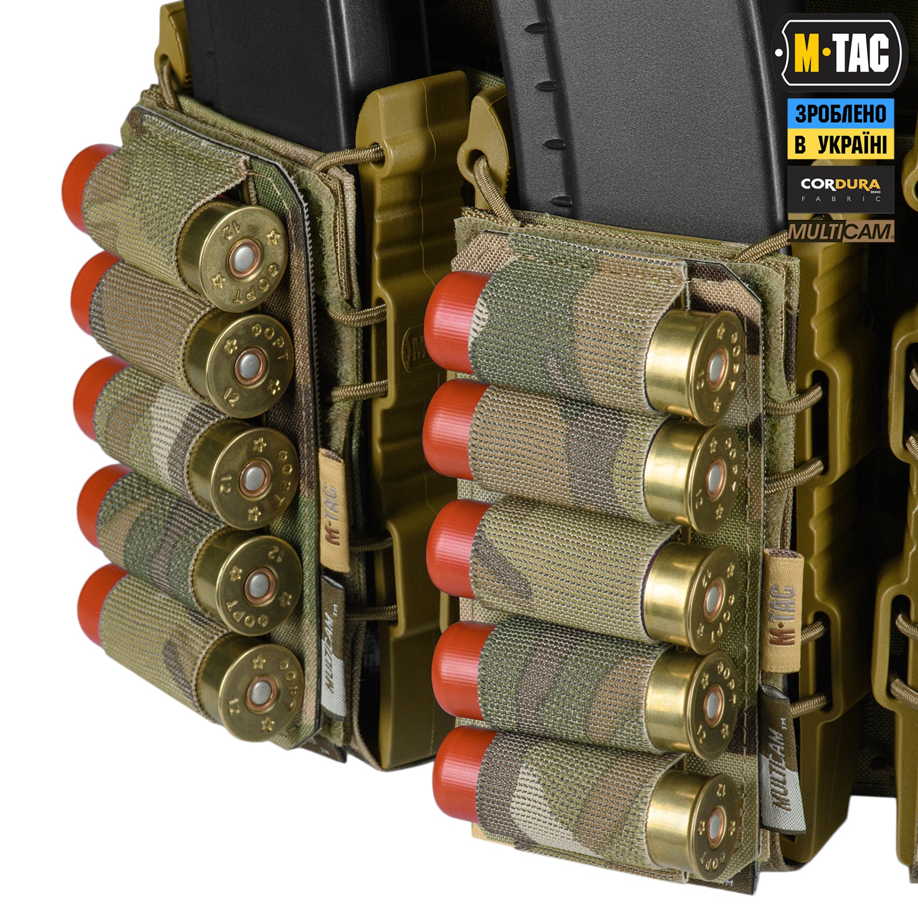 M-Tac Патронташ на липучці для набоїв 12 калібру Multicam