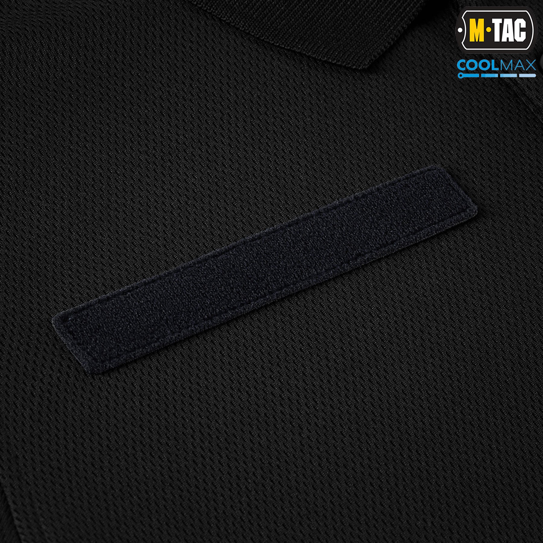 M-Tac поло Elite Tactical Coolmax Black/Dark Navy Blue