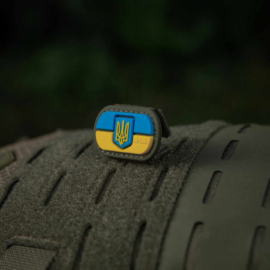 M-Tac MOLLE Patch Прапор України з гербом PVC Full Color/Ranger Green