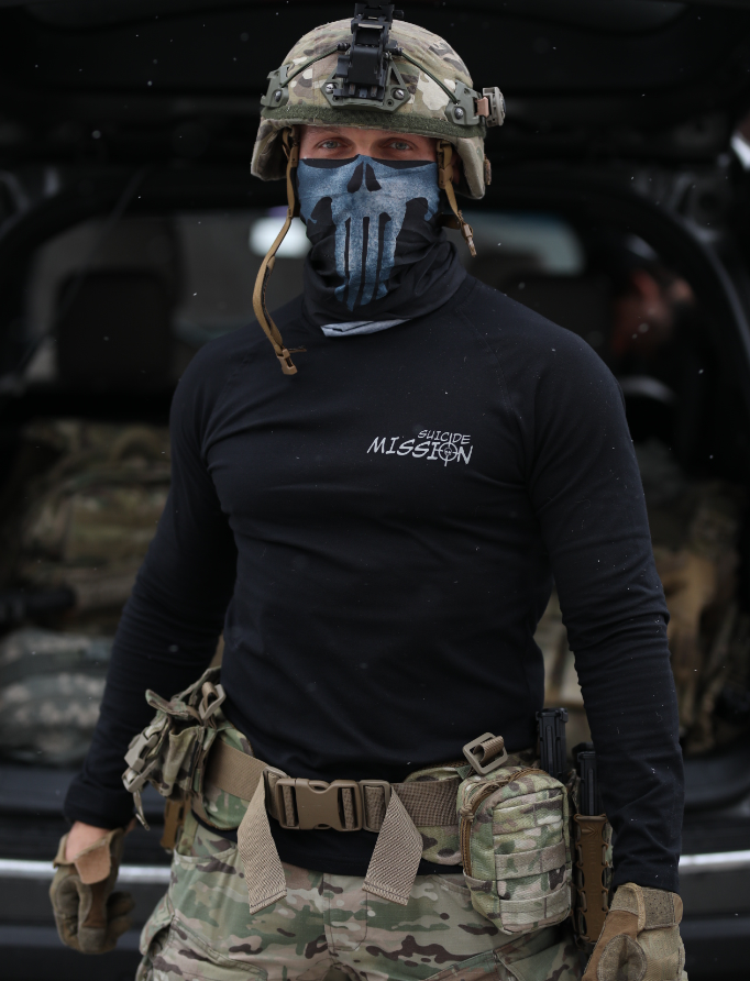 Лонгслів SUICIDE MISSION чорний