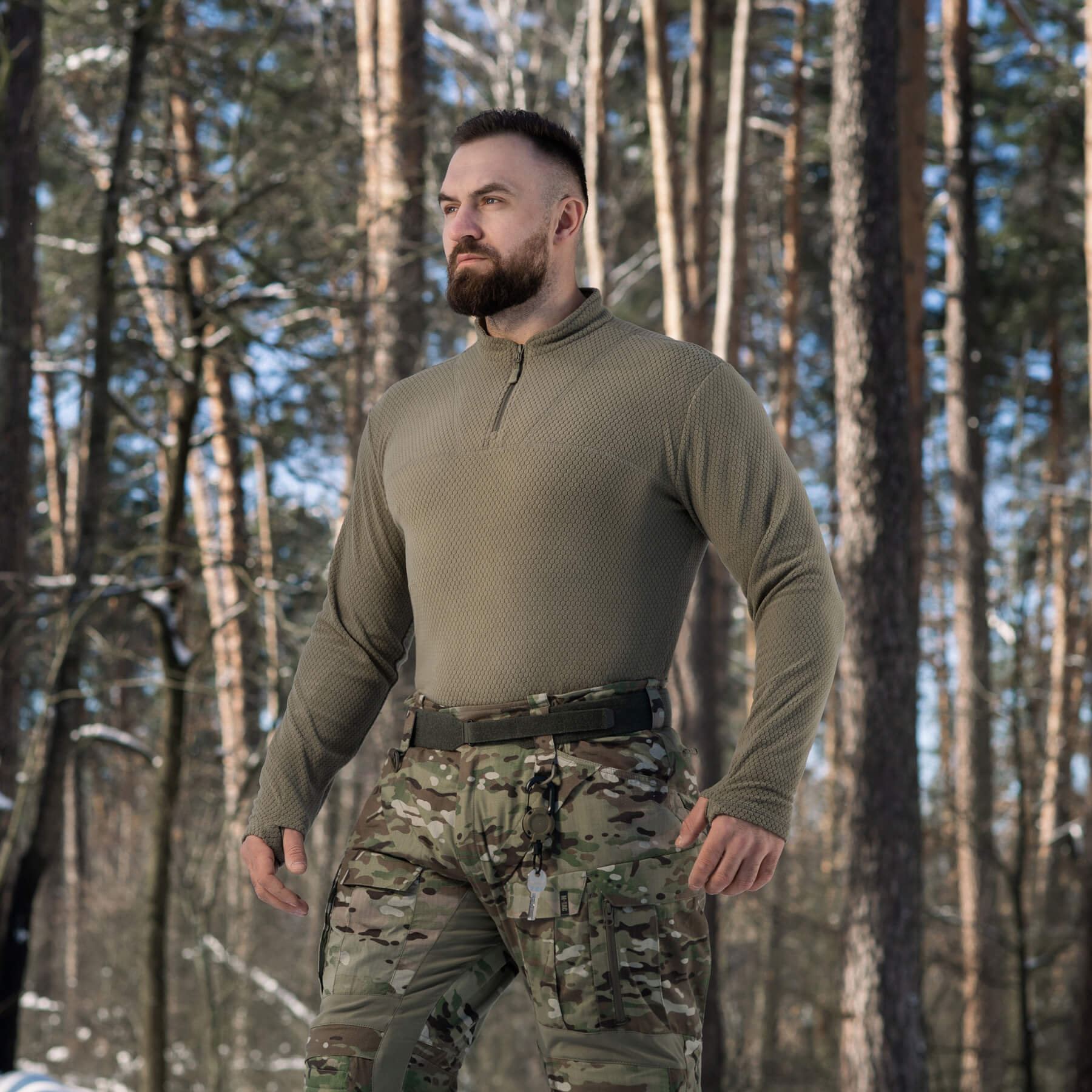 M-Tac термосорочка фліс Delta Level 2 Hex Tan