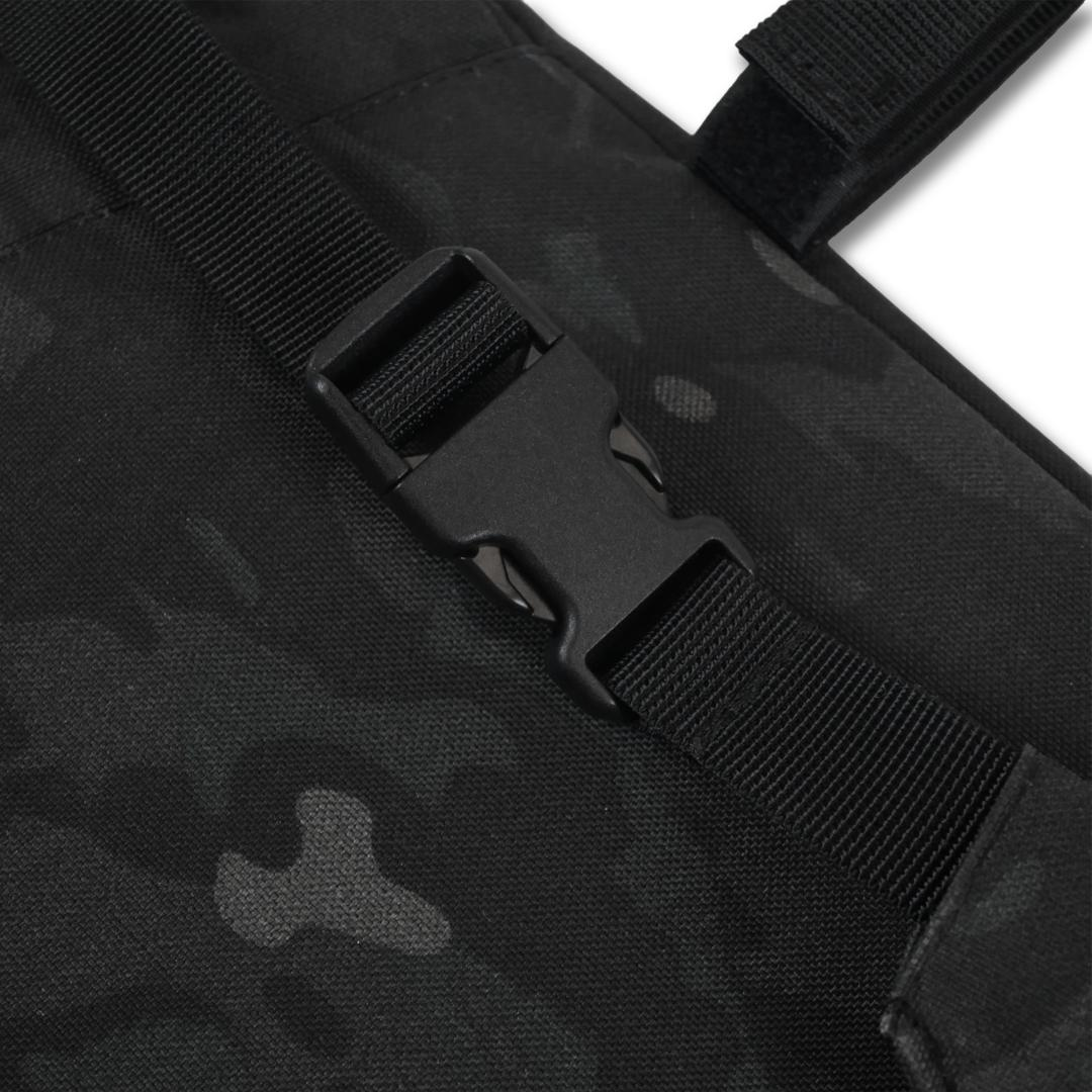 Каремат-сидушка Kiborg з балістичним пакетом 1 клас захисту Militex 20mm Cordura Black Multicam