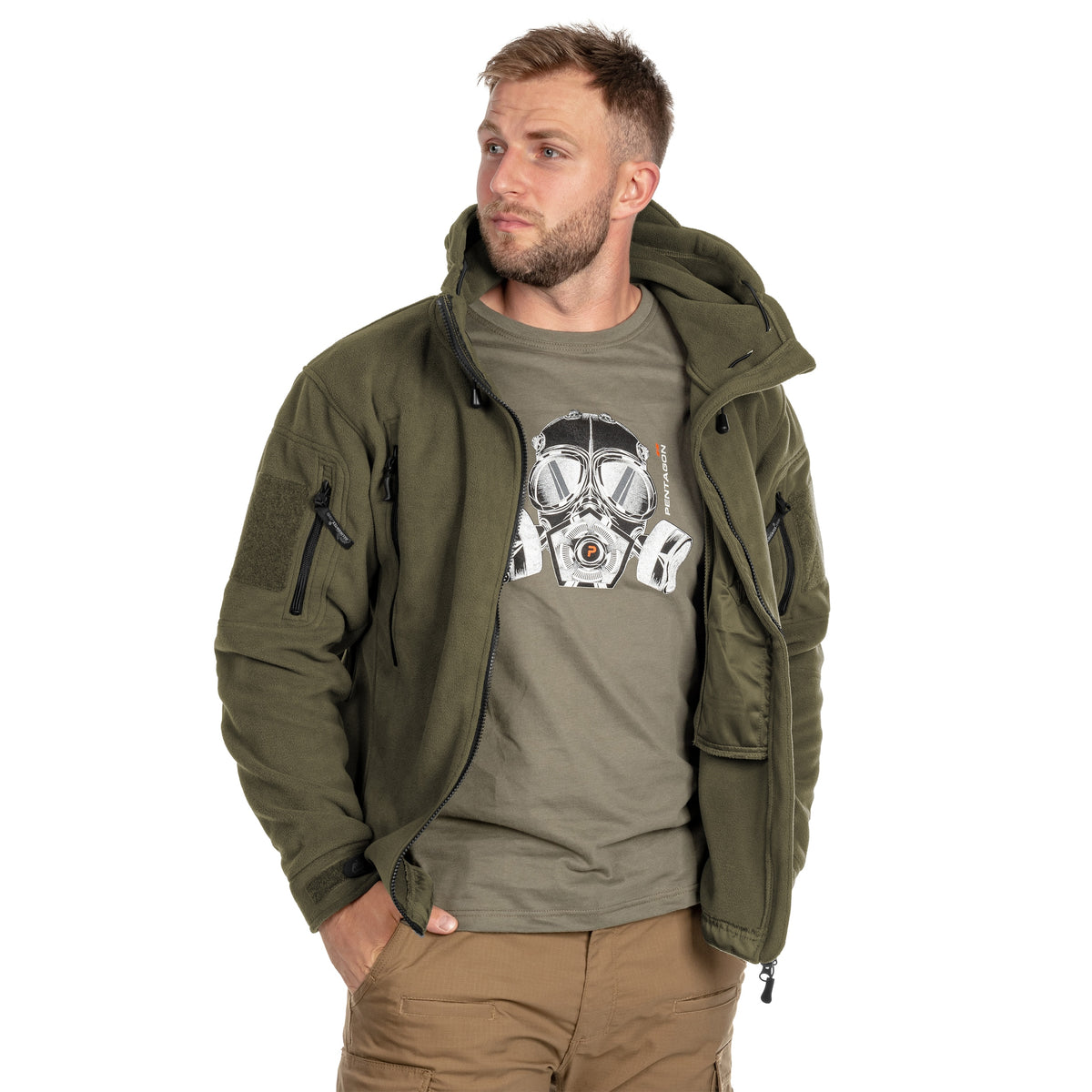 Флісова кофта Helikon-Tex Patriot - Olive Green