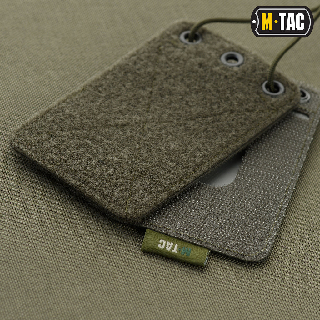 M-Tac бейдж з прозрачною панеллю Ranger Green