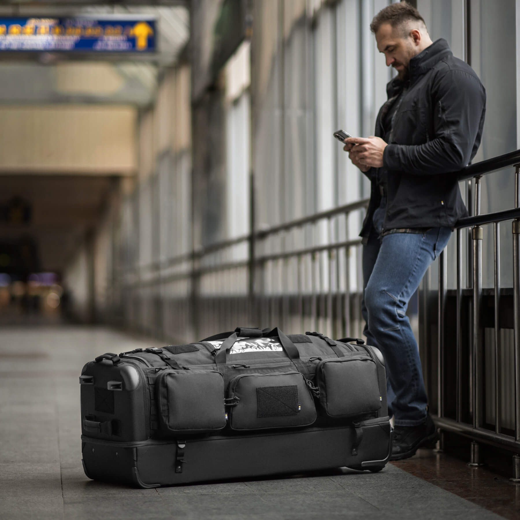 M-Tac сумка транспортна 185л Black