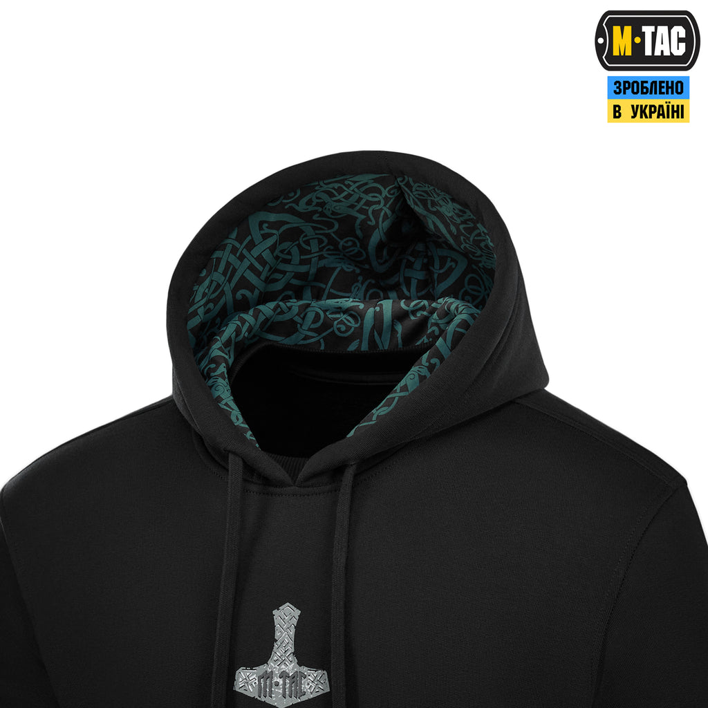 M-Tac кофта Hoodie Ragnarok Cotton Hard Black