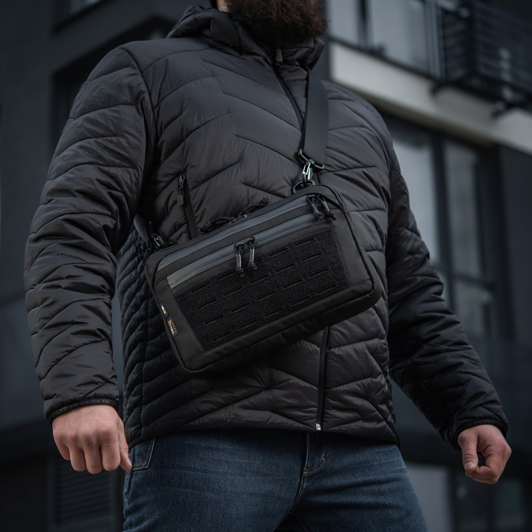 M-Tac сумка Admin Bag Medium Elite з липучкою Black