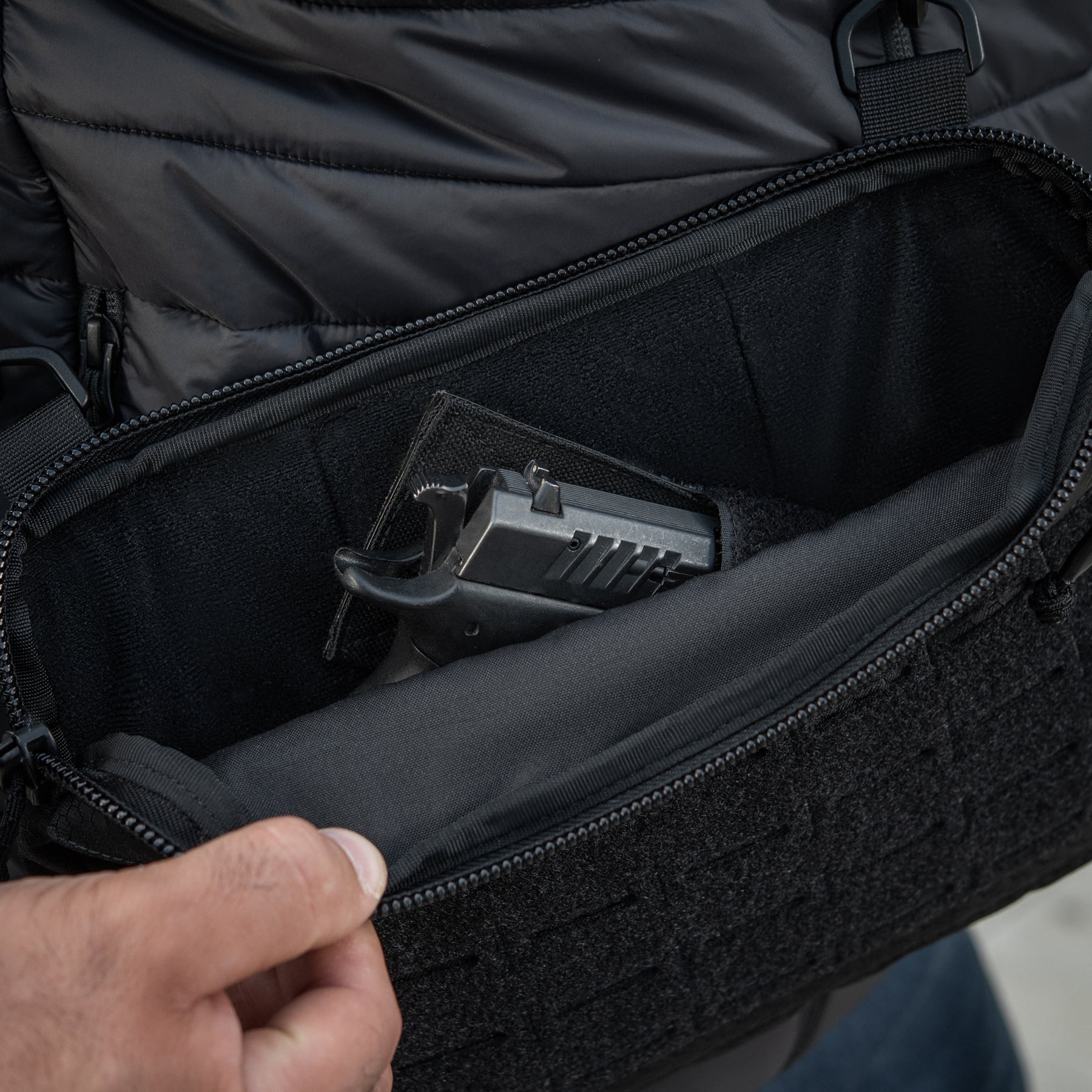 M-Tac сумка Admin Bag Medium Elite з липучкою Hex Black