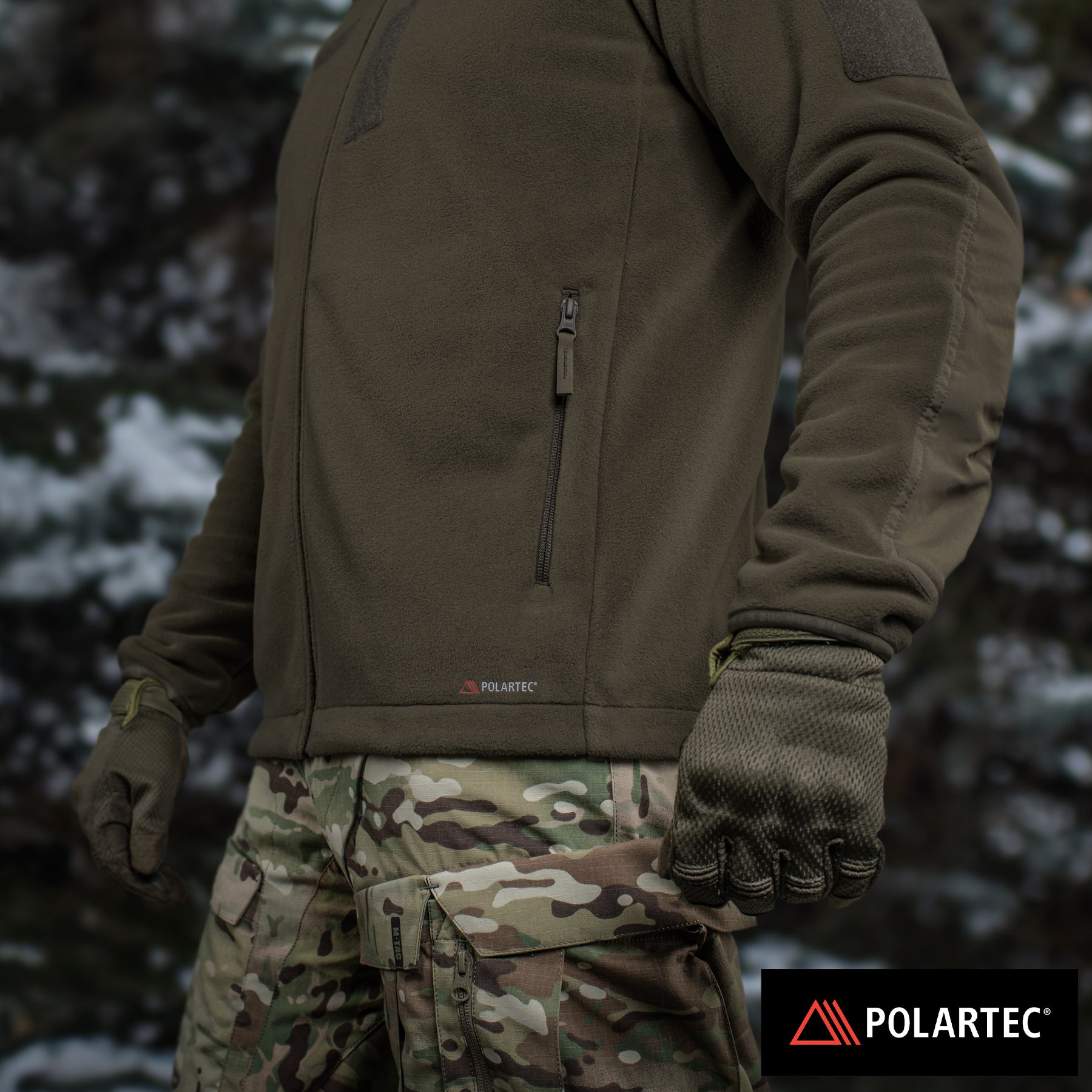 M-Tac куртка Combat Fleece Polartec Jacket Dark Olive