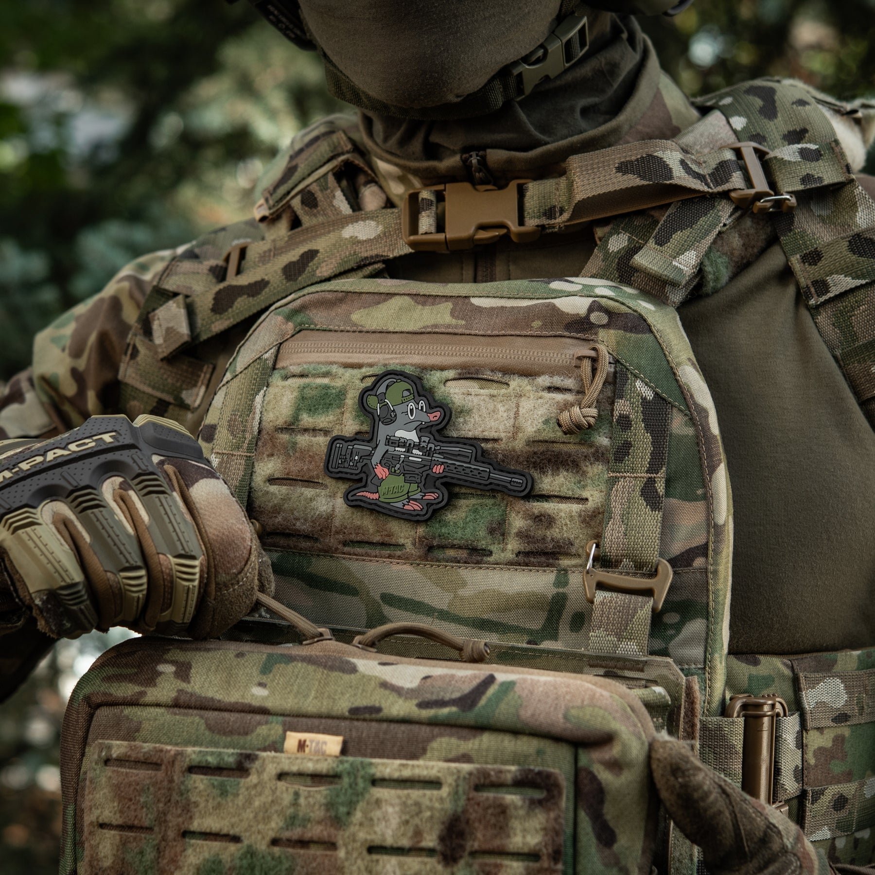 M-Tac нашивка Кріт (PVC)