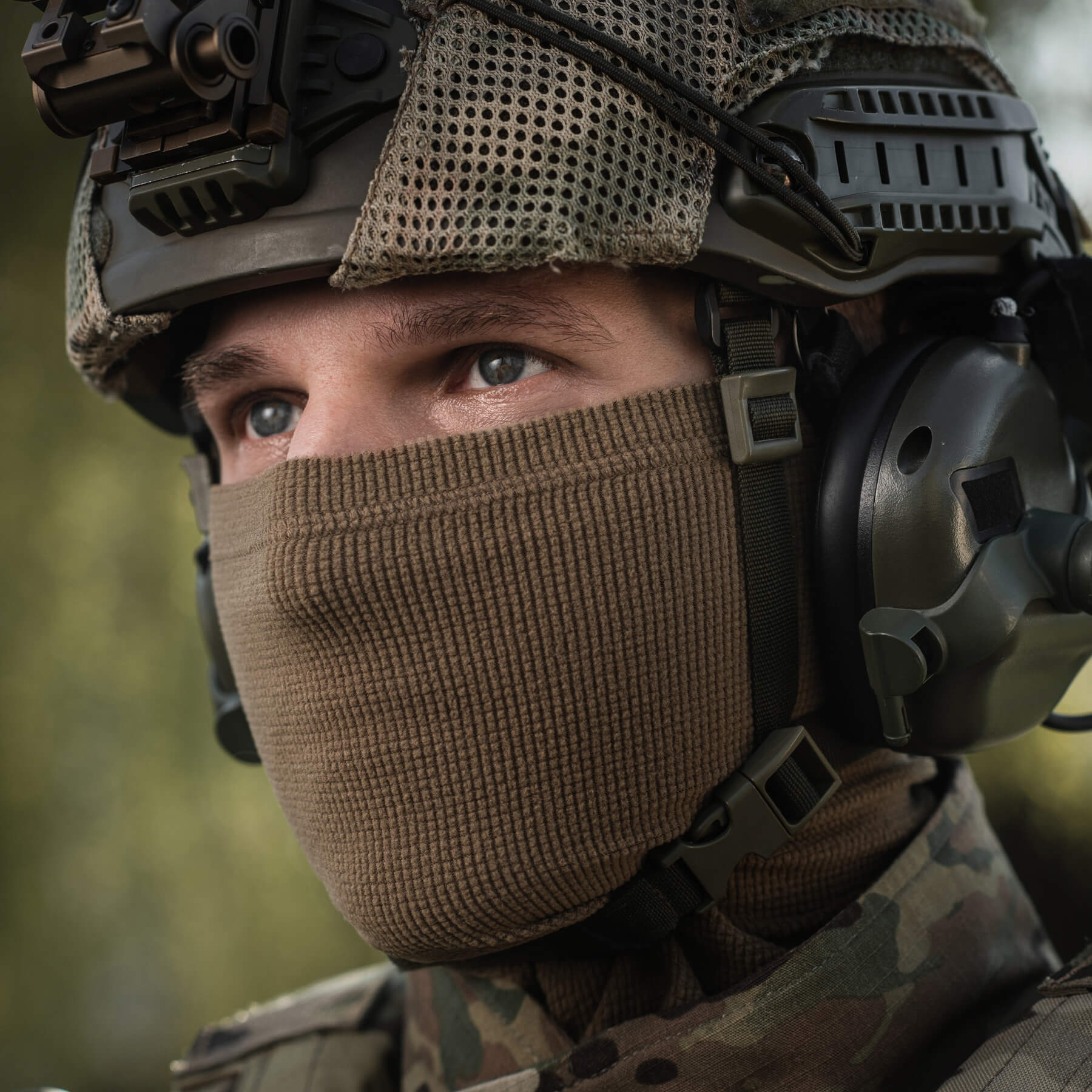 M-Tac шарф-труба довгий мікрофліс ріп-стоп Tan