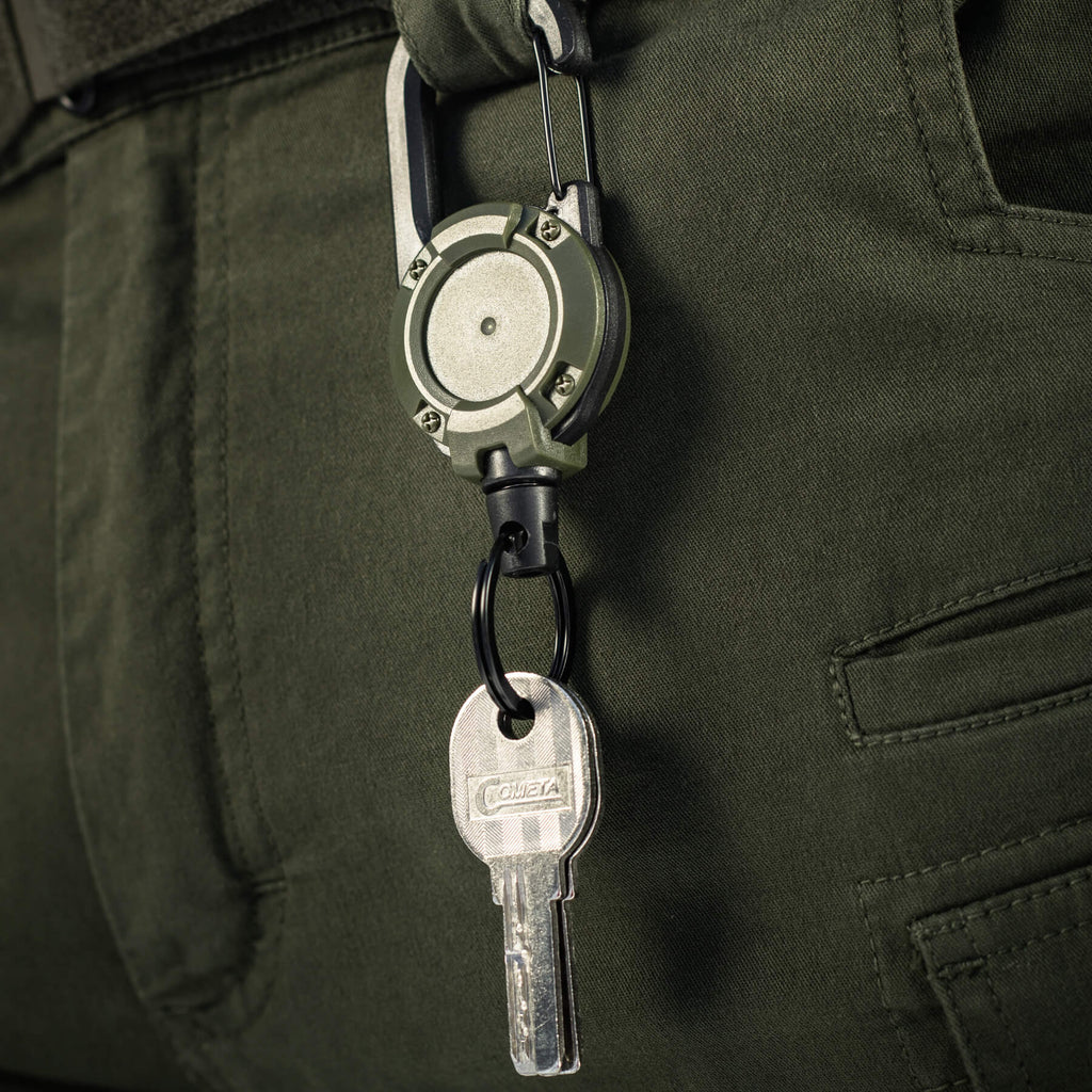 M-Tac карабин зі шнуром для ключів Olive