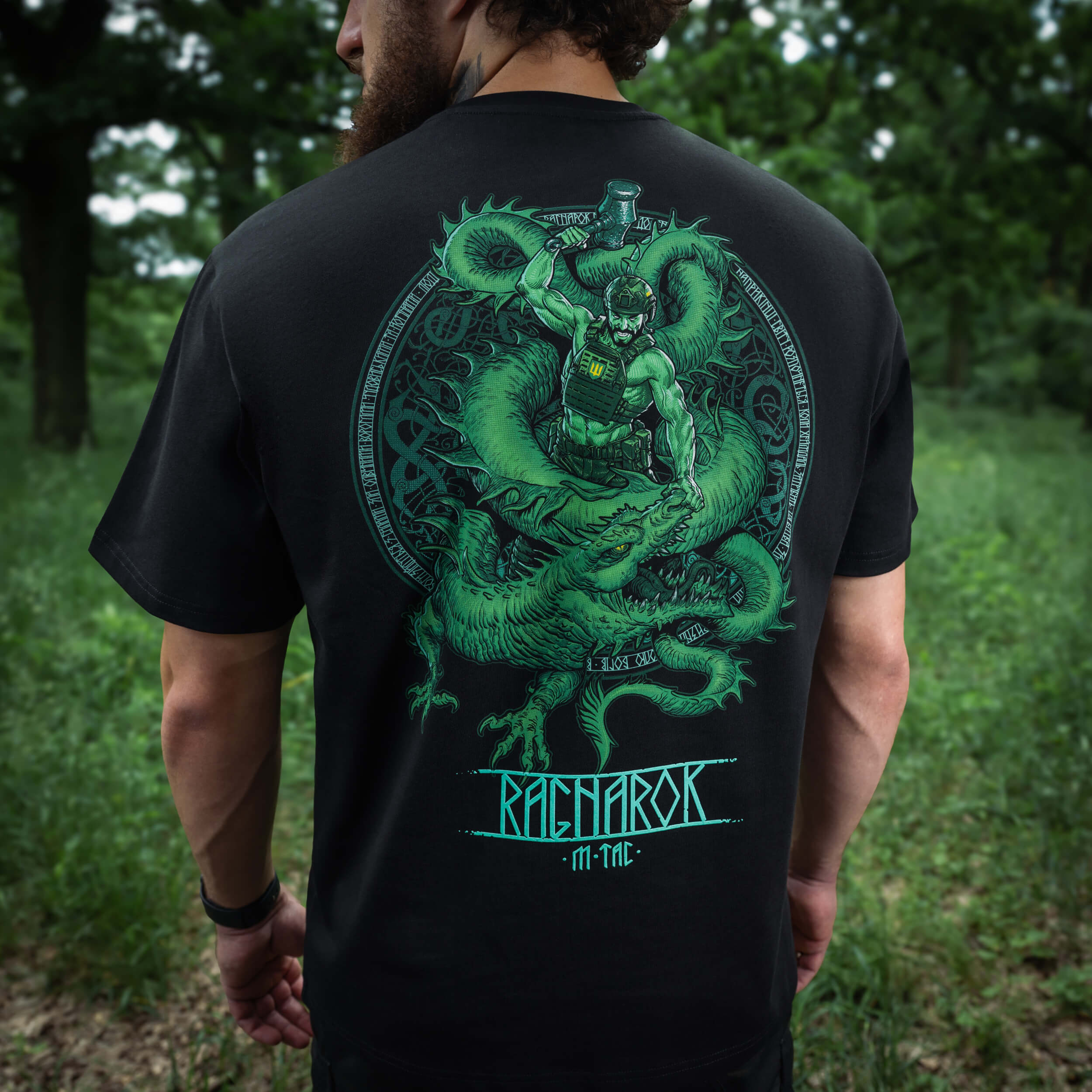 M-Tac футболка Ragnarok Night Vision Cotton Hard Black