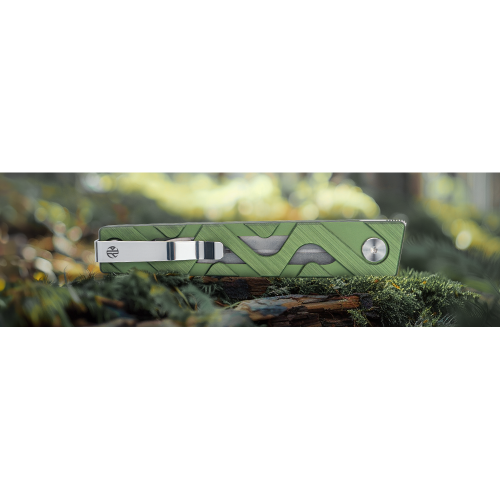 Ніж складаний туристичний Ruike P878-AK, (8.7 см) 14C28N / 6063Aluminum сірий