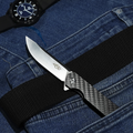 Ніж кишеньковий Firebird FH11S (7.8 см) D2 / Carbon fiber чорний