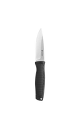 Ніж фіксований туристичний Ganzo G806 (9.8 см) 8CR14 / PP+TPR чорний з чохлом