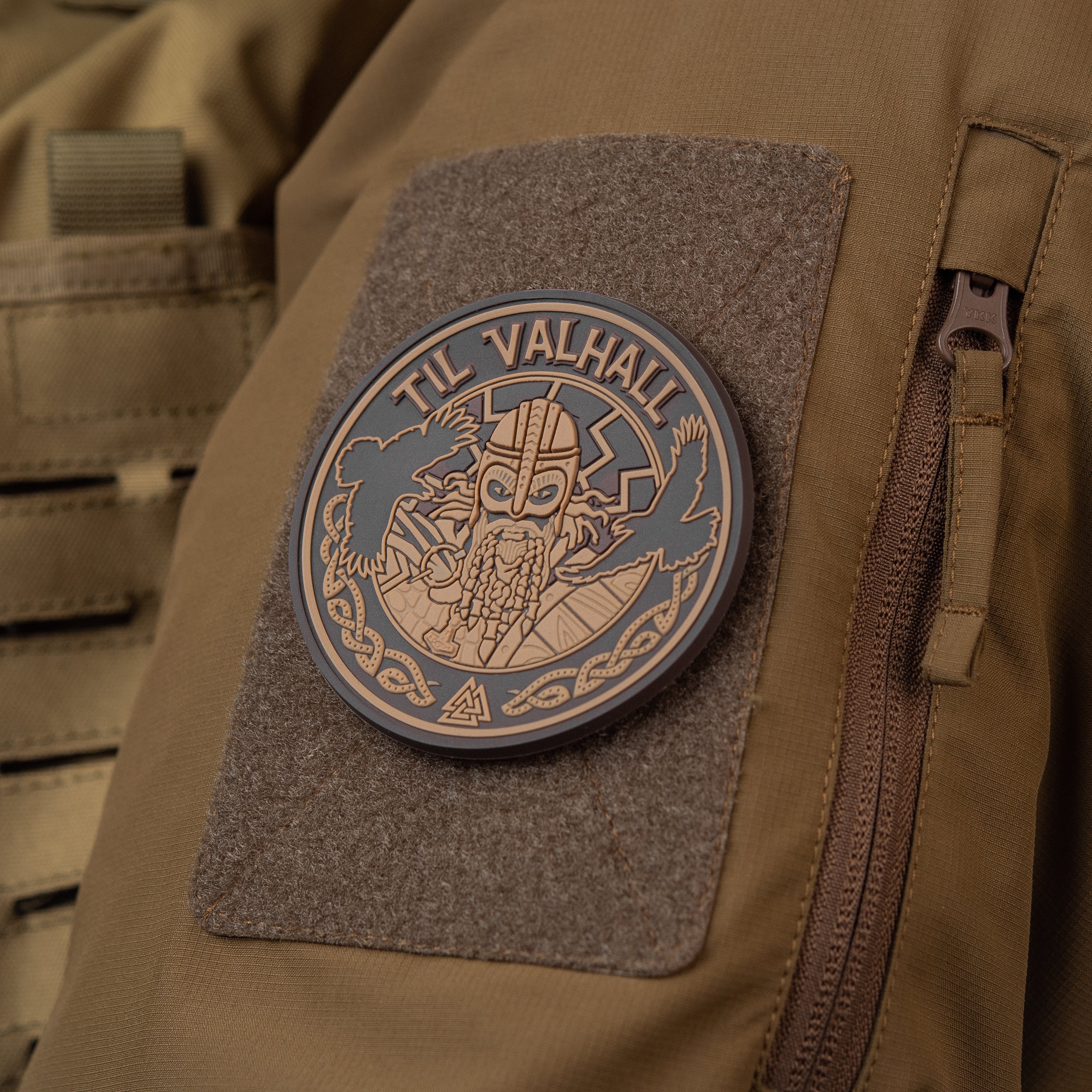 M-Tac нашивка Til Valhall ПВХ койот
