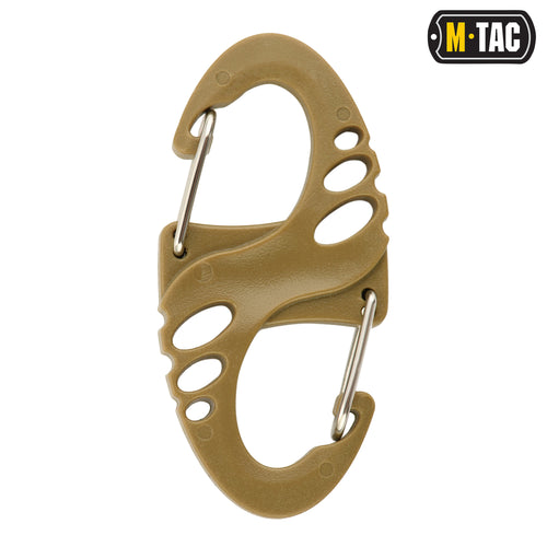 M-Tac карабін S-Hook пластиковий Coyote