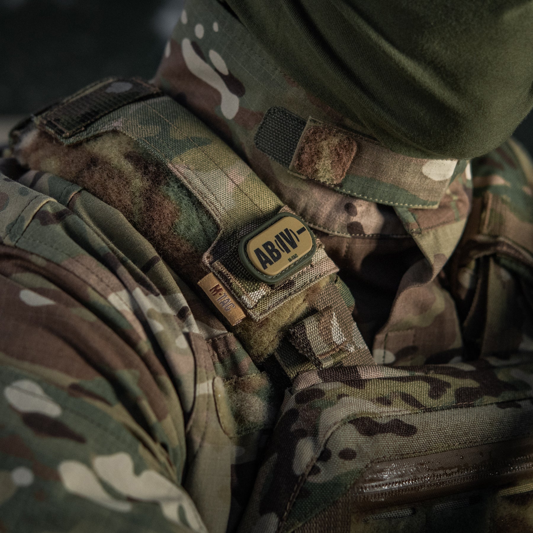 M-Tac MOLLE Patch група крові AB (IV) - PVC Ranger Green