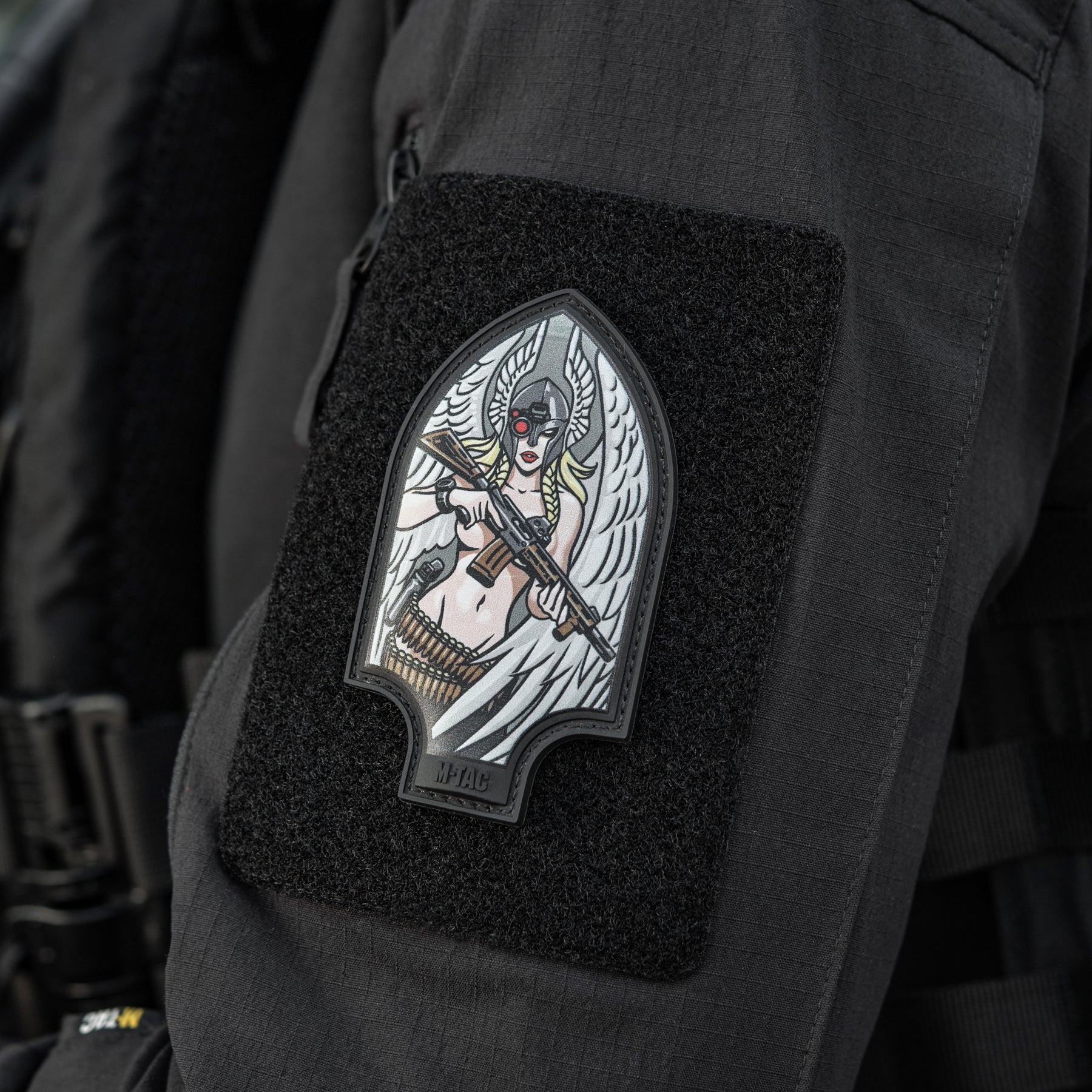 M-Tac нашивка Піка Валькірія PVC Black