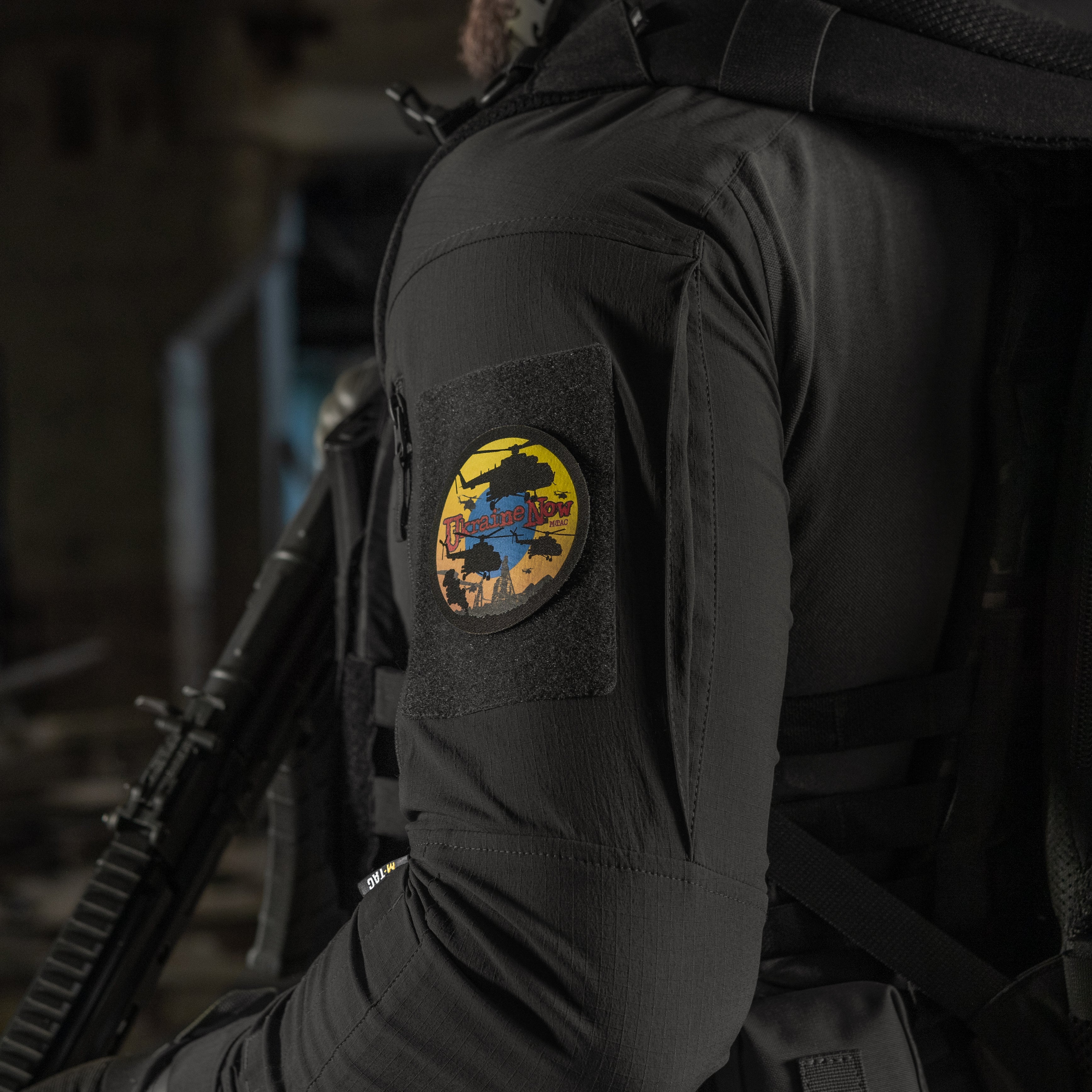 M-Tac нашивка Ukraine Now Black