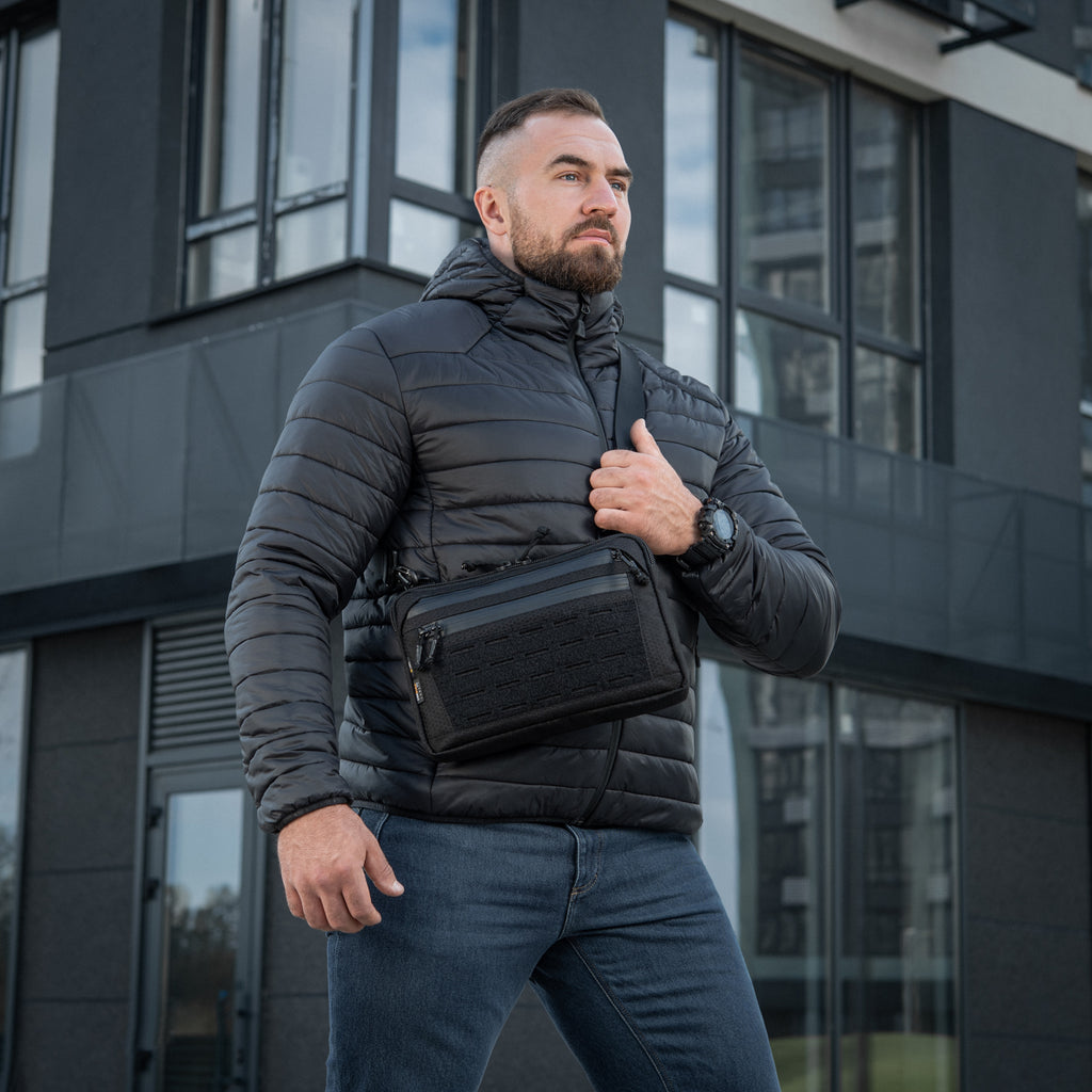 M-Tac сумка Admin Bag Medium Elite з липучкою Hex Black