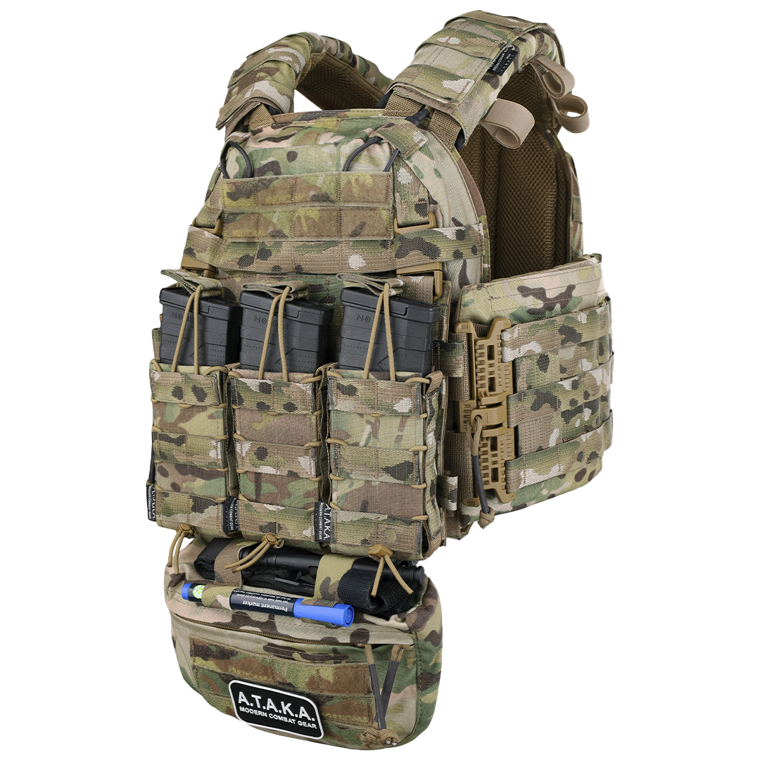 Комплект плитоноски з балістичними вставками АРХАНГЕЛ EVO MULTICAM USA NIR