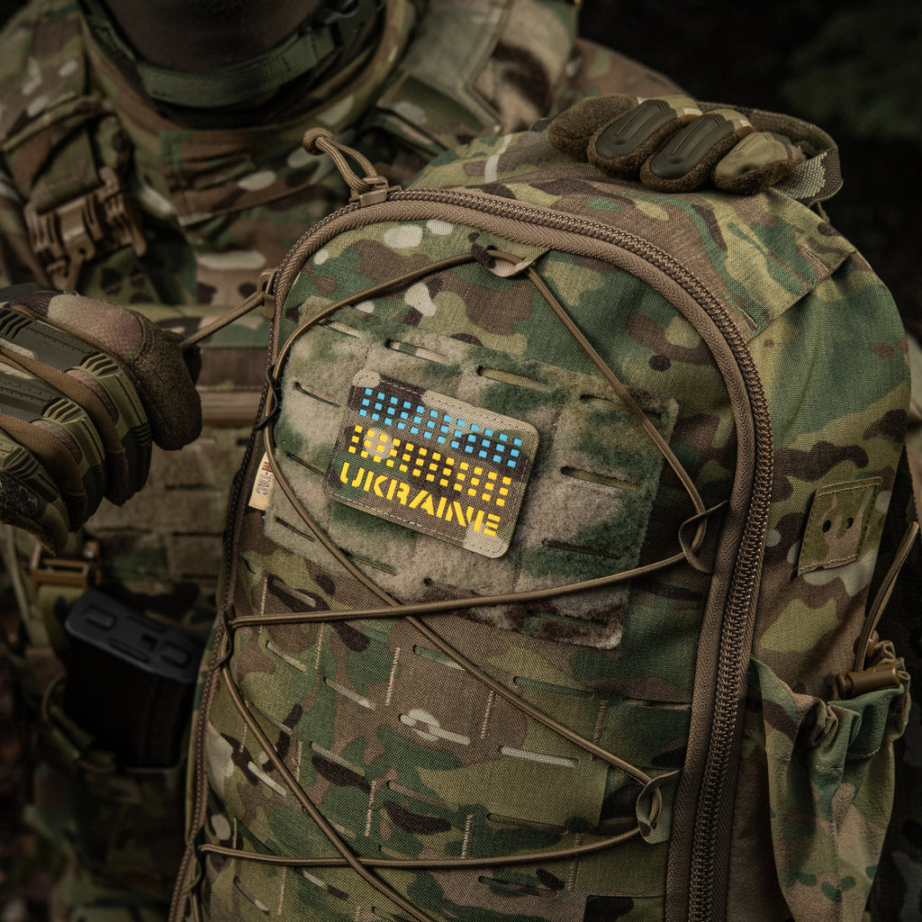 M-Tac нашивка Ukraine Laser Cut Multicam/Yellow/Blue/GID