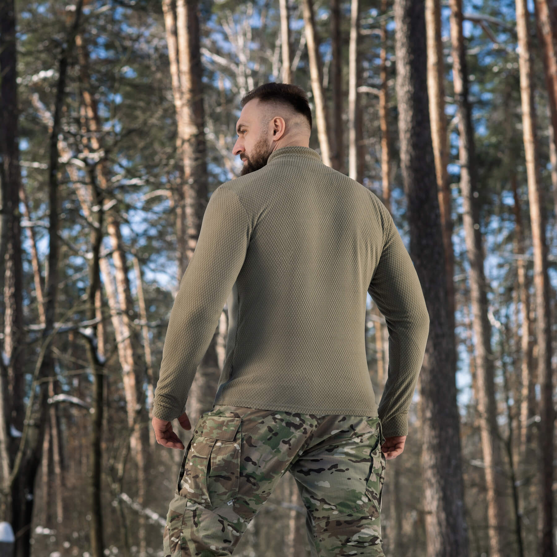 M-Tac термосорочка фліс Delta Level 2 Hex Tan
